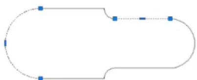 AUTODESK AutoCAD 2012 - Modification d'un segment au sein d'une polyigne - 1