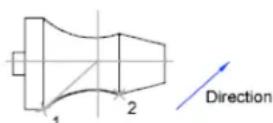 AUTODESK AutoCAD 2012 - Creation d'arcs en indiquant le point de départ, l'extrémité et le rayon - 2