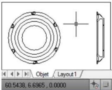 AUTODESK AutoCAD 2012 - Travail dans l'espace objet - 1