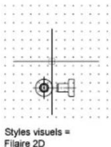 AUTODESK AutoCAD 2012 - Contrôle du style d'affichage et de l'aire de la grille - 1