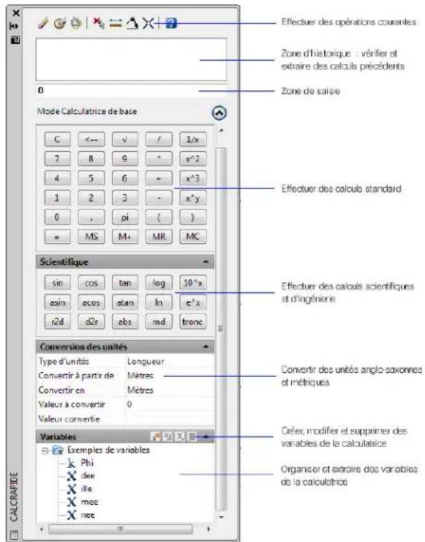 AUTODESK AutoCAD 2012 - Présentation de la calculatrice CalcRapide - 1