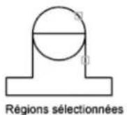 AUTODESK AutoCAD 2012 - Creation et combinaison d'aires (régions) - 2