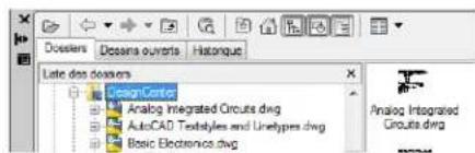 AUTODESK AutoCAD 2012 - Accès à un contenu avec DesignCenter - 1