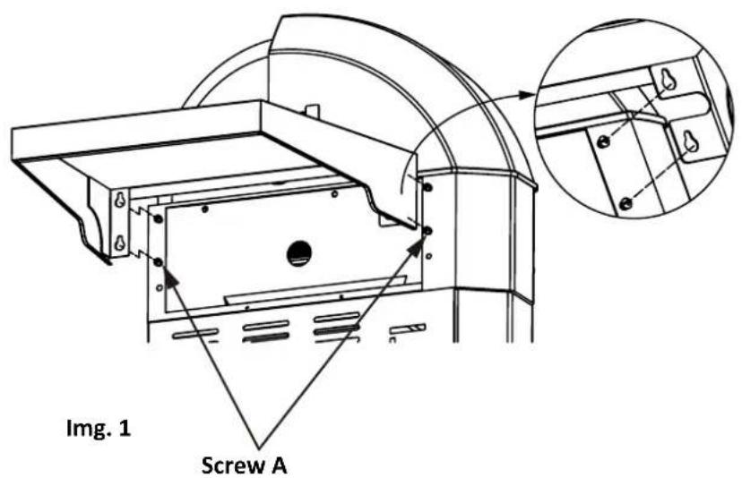 BORETTI ROBUSTO - Step 1 - Mounting the left side table (nr. 2) - 1