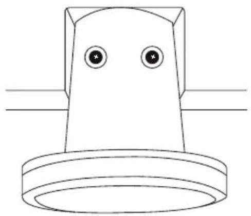 Caratec CAV242L - Fixation au support VESA - 1