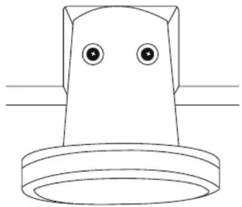 Caratec CAV222L - Fixation au support VESA - 1