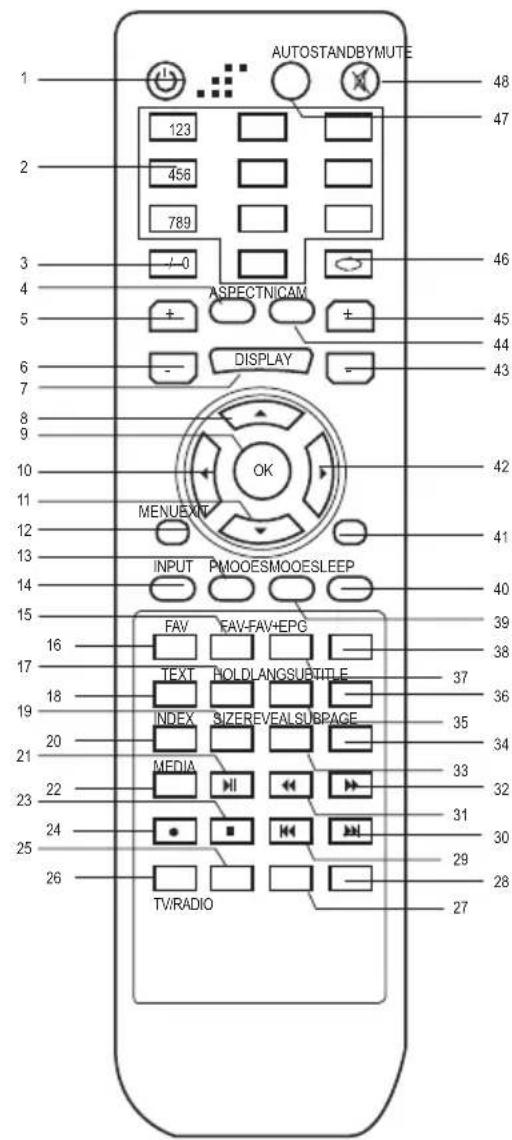 Caratec CAV222L - Telecommande - 2