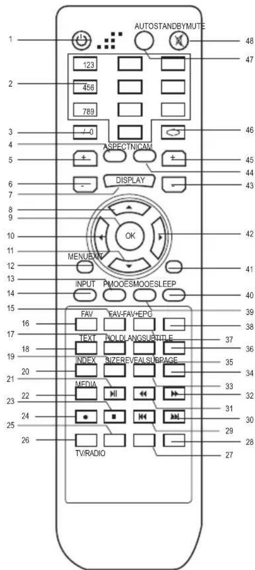 Caratec CAV222L - Remote control - 2