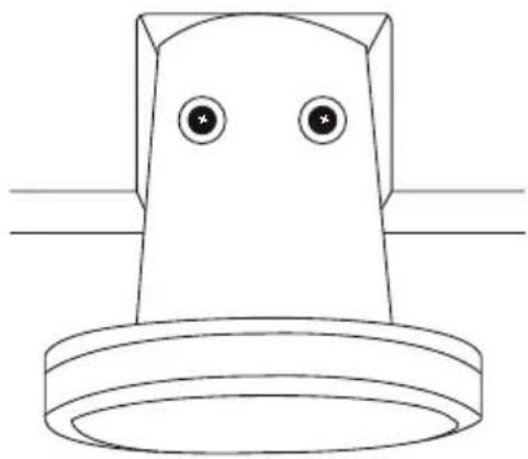 Caratec CAV222L - Fastening on the VESA bracket - 1