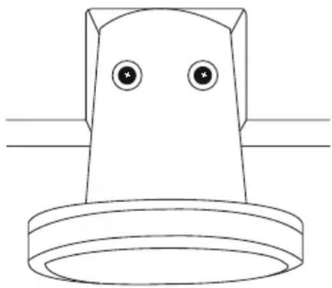 Caratec CAV192L - Fastening on the VESA bracket - 1