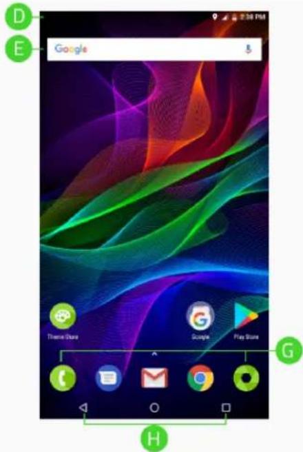 RAZER Phone - ÉCRAN DE VERROUILLAGE ET BUREAU - 2