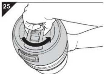 DIRT DEVIL Infinity V8 M5020 - Cleaning the dual motor protection filter - 1