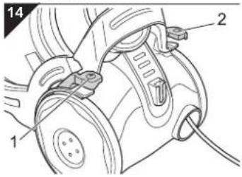 DIRT DEVIL Infinity V8 M5020 - Switching off and retracting the power cord - 1