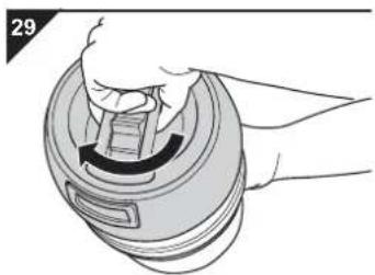 DIRT DEVIL Infinity V8 M5020 - Cleaning the dual motor protection filter - 5