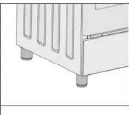 Wolf Power WGC9060E - INSTALLATION OF THE OVEN FEET - 3