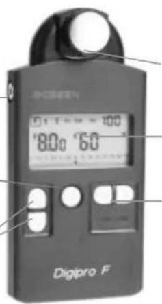 Gossen Digipro F - Posemètre pour flash et lumière continue - 1