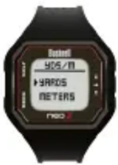 BUSHNELL Neo X GPS - Impostare Yards (larde) o Meters (Metri) (preferenza Golf) - 2
