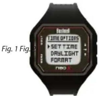 BUSHNELL Neo X GPS - Régler l'heure par GPS - 1