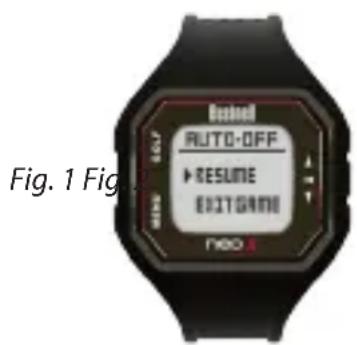 BUSHNELL Neo X GPS - Auto-Off (Apagado automatico) - 2