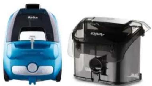 AMICA Bagio Eco VM 3041 - Czyszczenie pojemnika na kurz - 1