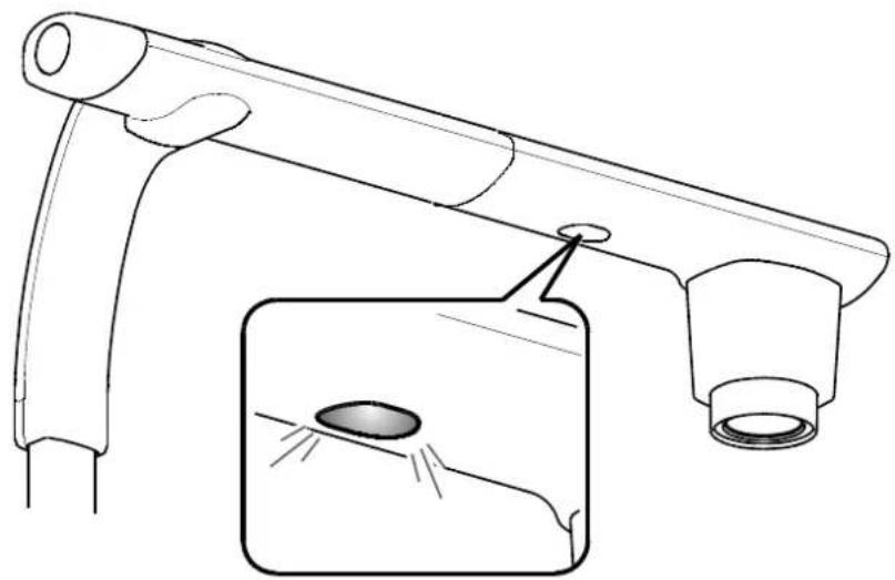 Bouton d'éclairage DEL