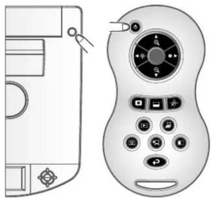Elmo P30HD - Nise sous/hors tension - 1