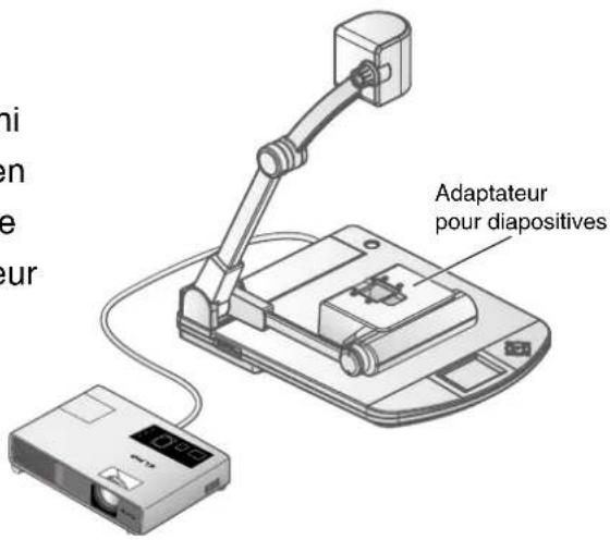 ni en e eur Adaptateur pour diapositives