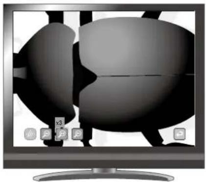 Elmo P30HD - Réglages du zoom numérique - 1