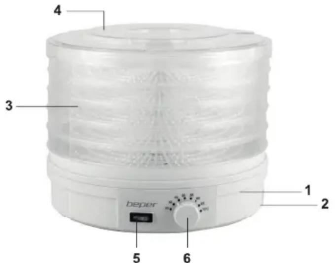 Beper 90.506 - Familiarisez-vous avec votre apparéil - 1