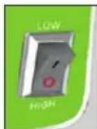 Klarstein Appleberry 10027859 - Tasto HIGH/LOW - 1