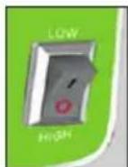 Klarstein Appleberry 10022726 - Tasto HIGH/LOW - 1