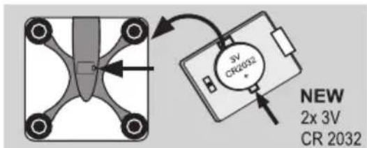EXACTA GBF 9200 - Pil degistirme - 1