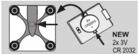 EXACTA GBF 9200 - Aλαγη μπαταριων - 1