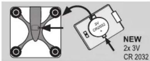 EXACTA GBF 9200 - Change batteries - 1