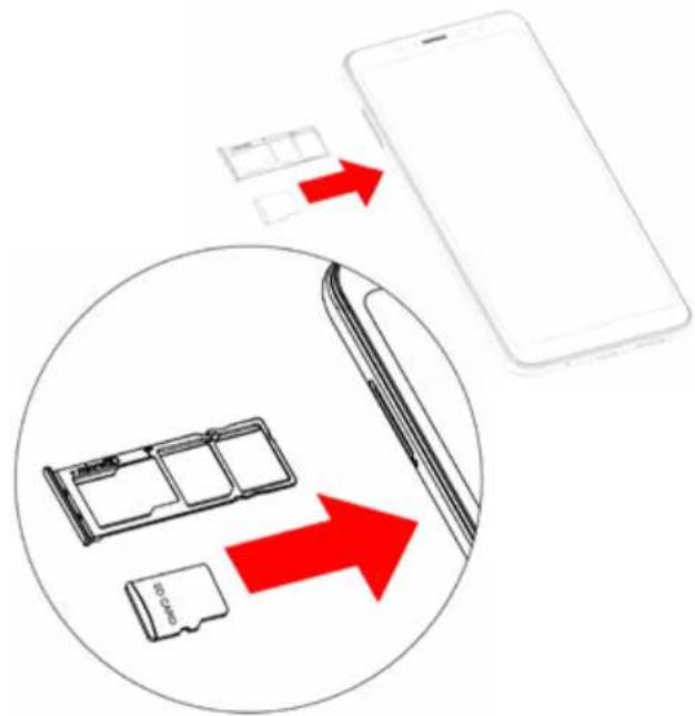 WIKO View XL - \~ Einsetzen der Speicherkarte - 1