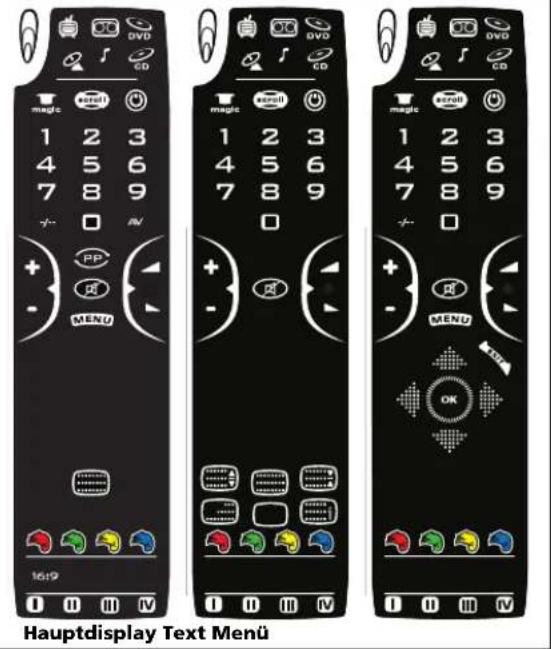 ONE FOR ALL Kameleon 6 URC 8060 - Animiertes "EL" Display - 1