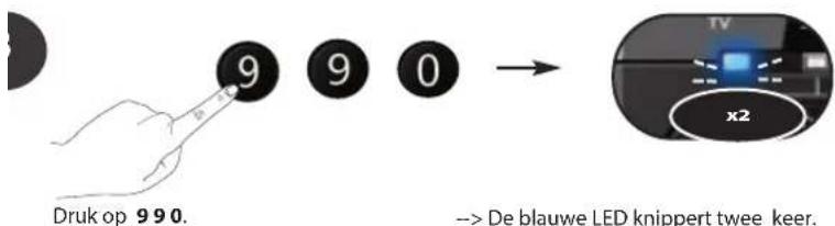 ONE FOR ALL URC 7130 Essence 3 - Een toets herstellen waar de oorspronkelijke functie - 13