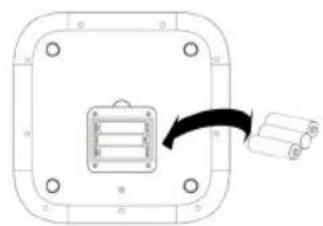 WILFA Splash KW60 - BATTERIJEN PLAATSEN - 1