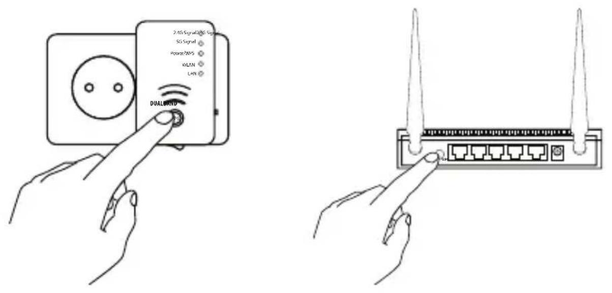 MEDION LIFE P85016 (MD 86833) - Installation som repeater via WPS-knappen - 2