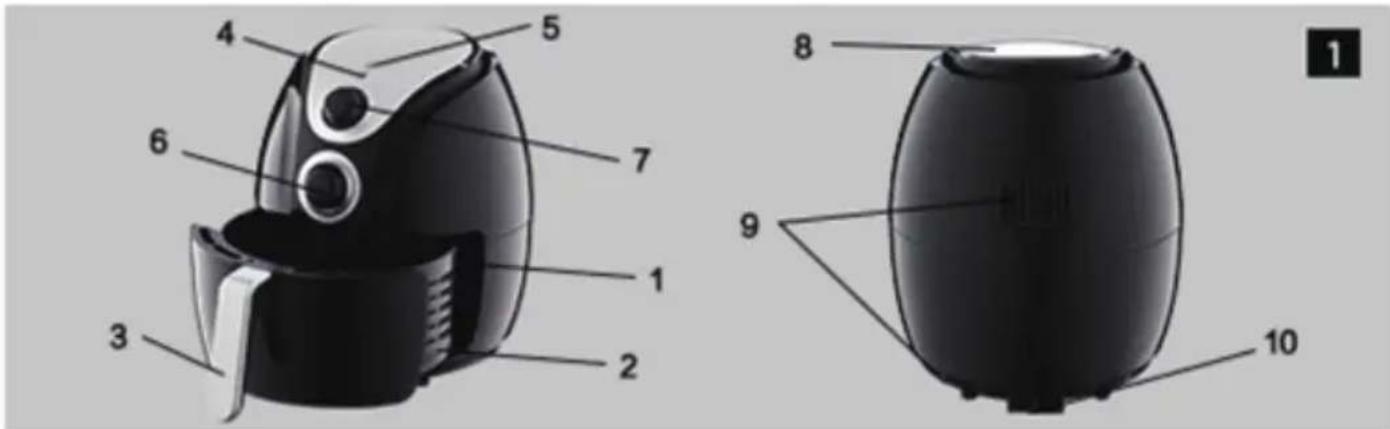 Aigostar 30JQW - DESCRIZIONE GENERALE (FIG.1) - 1