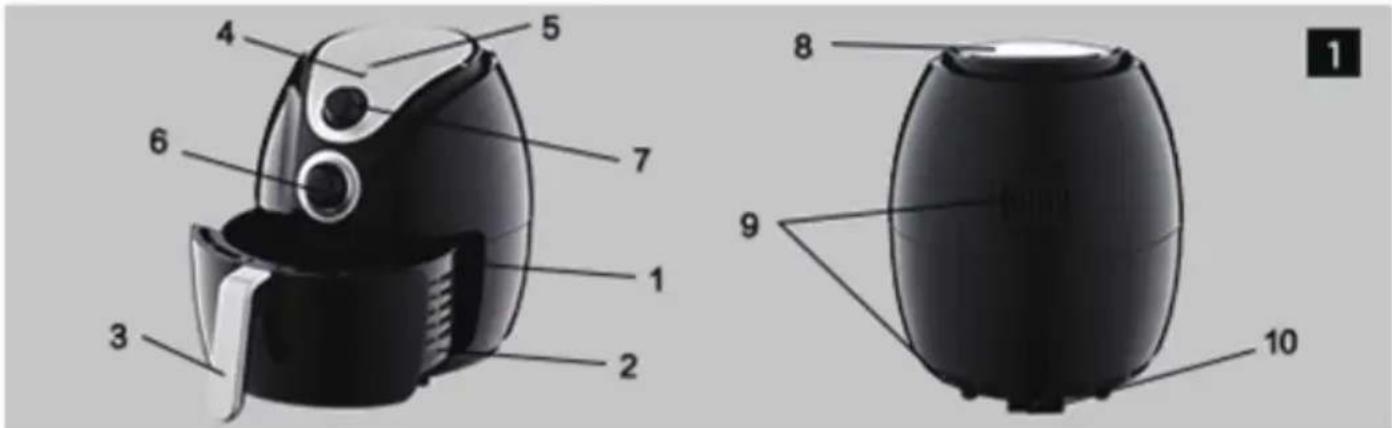 Aigostar 30JQW - ALLGEMEINE BESCHREIBUNG (ABB. 1) - 1