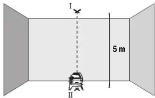 BOSCH GLL 215 Professional - 檢查鉛垂精準度 - 1