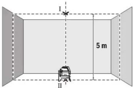 BOSCH GCL 215 Professional - Kontrollere loddnyaktigheten - 1