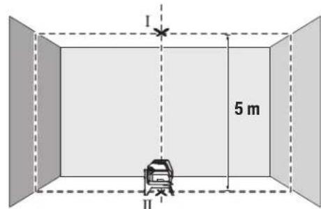 BOSCH GCL 215 Professional - Lotgenauigkeit überprüfen - 1