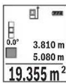 BOSCH GLM 50 C Professional - Meranie plochy - 1