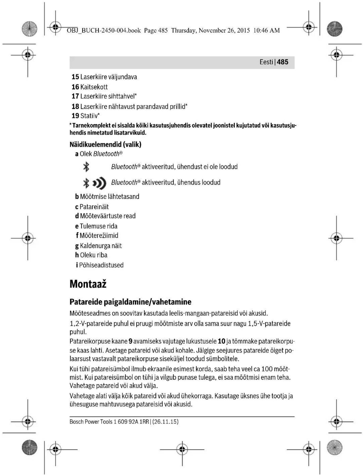 BOSCH GLM 50 C Professional - Tehnilised andmed - 20