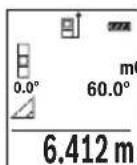 BOSCH GLM 50 C Professional - c) Indirekte lengdemåling (se bilde D) - 1