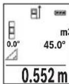 BOSCH GLM 50 C Professional - a) Indirect height measurement (see figure B) - 1