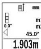 BOSCH GLM 50 C Professional - b) Augstuma divkarsa netiesa meriisana (attels C) - 1