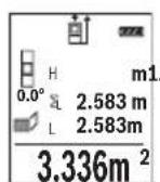 BOSCH GLM 50 C Professional - Seina pindala mootmine (vt joonist E) - 1